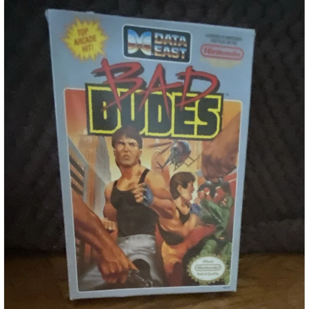 Nintendo NES Bad Dudes Original Box Only- No Game is Included